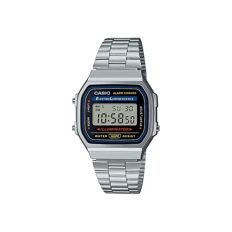 OROLOGIO ICONIC CROMATO UOMO-DONNA CASIO VINTAGE