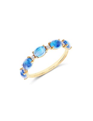 ANELLO DANCING AZURE CON BOULE IN ORO DONNA NANIS  AS38-597 NANIS