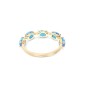 ANELLO DANCING AZURE CON BOULE IN ORO DONNA NANIS 