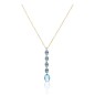 COLLANA PENDENTE LUNGA DANCING AZURE DONNA NANIS 