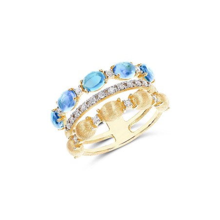 ANELLO DONNA NANIS DANCING IN THE RAIN AZURE AS40-597 NANIS