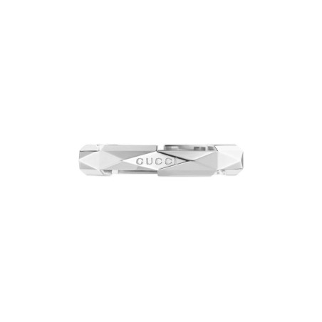 ANELLO ORO BIANCO 18 CARATI 15 UOMO-DONNA GUCCI LINK TO LOVE YBC662177002015 Gucci