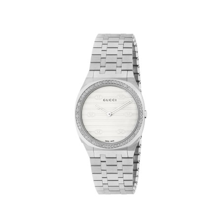 OROLOGIO GUCCI 25H 30MM DIAMANTI DONNA GUCCI 25H YA163503 GUCCI