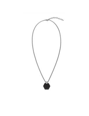 COLLANA CON PENDENTE NERO UOMO BREIL KALEIDO TJ3061 BREIL