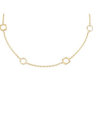 COLLANA TETRA ACCIAIO IP GOLD DONNA BREIL 