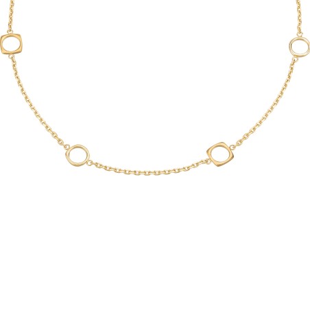 COLLANA TETRA ACCIAIO IP GOLD DONNA BREIL 