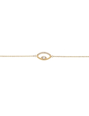 BRACCIALE GOLDEN EYE BY GIULIA SALEMI BREIL LUCKY TJ3180 BREIL