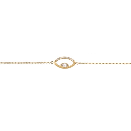 BRACCIALE GOLDEN EYE BY GIULIA SALEMI BREIL LUCKY TJ3180 BREIL