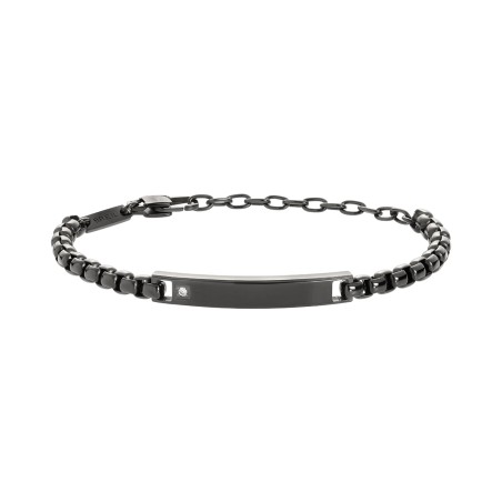 BRACCIALE TAG AND CROSS NERO UOMO BREIL  TJ3223 BREIL