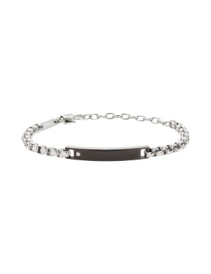 BRACCIALE BICOLOR UOMO BREIL TAG & CROSS TJ3221 BREIL