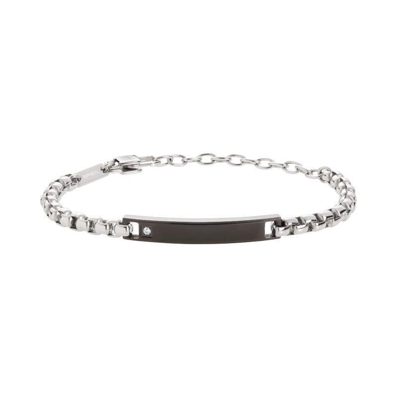 BRACCIALE  BICOLOR UOMO BREIL TAG & CROSS