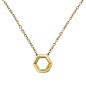 COLLANA HEXAGONIA IN ACCIAIO IP GOLD DONNA BREIL 