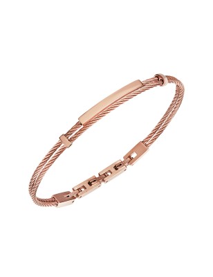 BRACCIALE LOOP IN ACCIAIO IP ROSE UOMO BREIL 