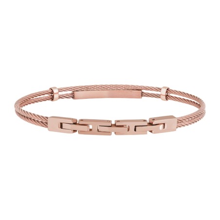 BRACCIALE LOOP IN ACCIAIO IP ROSE UOMO BREIL 