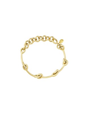 BRACCIALE TIE UP IN ACCIAIO IP GOLD DONNA BREIL 