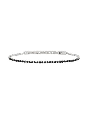 BRACCIALE TENNIS CON ZIRCONI NERI DONNA BREIL  TJ3594 BREIL