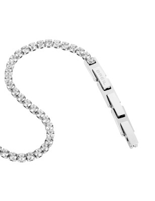 BRACCIALE TENNIS IN ACCIAIO E ZIRCONI BIANCHI DONNA BREIL  TJ3593 BREIL