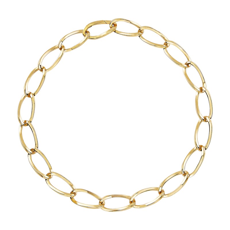 COLLANA HOOP IN ACCIAIO COLOR ORO DONNA BREIL 