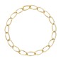 COLLANA HOOP IN ACCIAIO COLOR ORO DONNA BREIL 