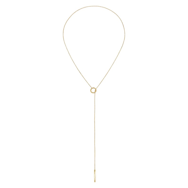 COLLANA FLOW LUNGA ACCIAIO IP GOLD DONNA BREIL 