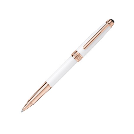 PENNA ROLLER WHITE SOLITAIRE MONTBLANC MEISTERSTUCK 113324 MONTBLANC