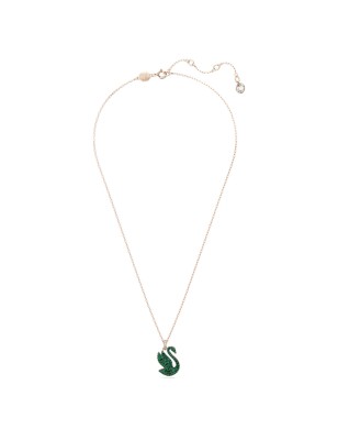 COLLANA PENDENTE CIGNO VERDE DONNA SWAROVSKI 