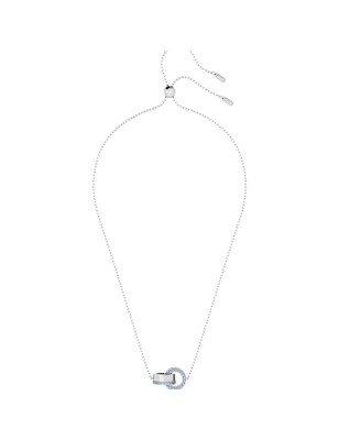 COLLANA PENDENTE DEXTERA ANELLO CONCATENATO BLU DONNA SWAROVSKI  5663504 SWAROVSKI