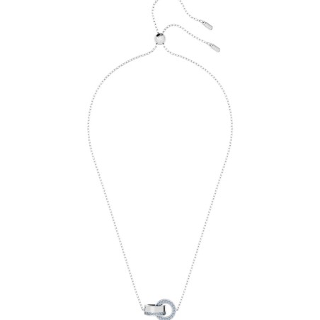 COLLANA PENDENTE DEXTERA ANELLO CONCATENATO BLU DONNA SWAROVSKI  5663504 SWAROVSKI