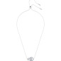 COLLANA PENDENTE DEXTERA ANELLO CONCATENATO BLU DONNA SWAROVSKI 