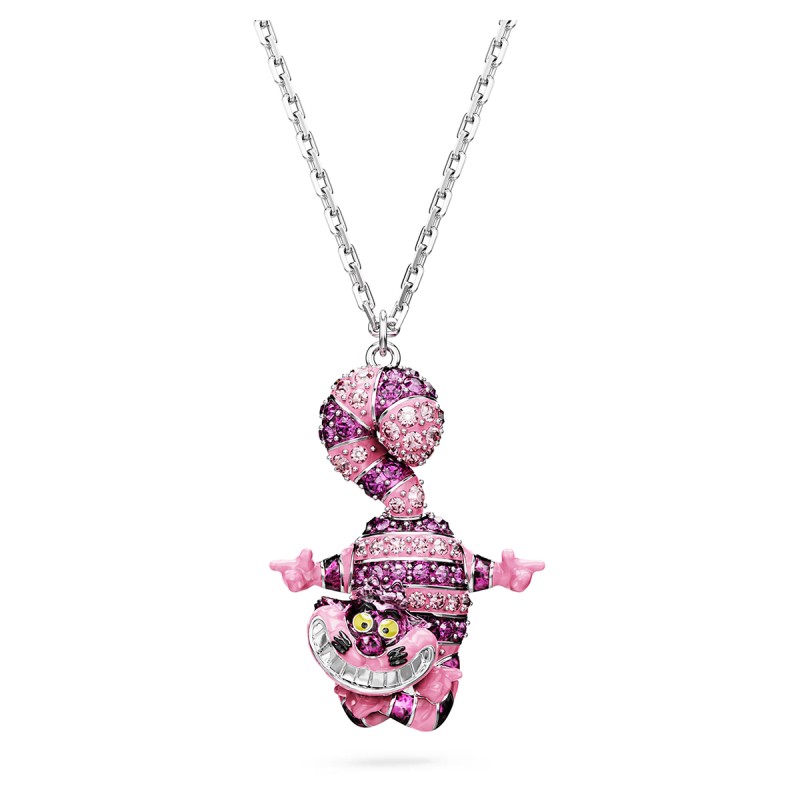 COLLANA PENDENTE ALICE IN WONDERLAND GATTO SWAROVSKI