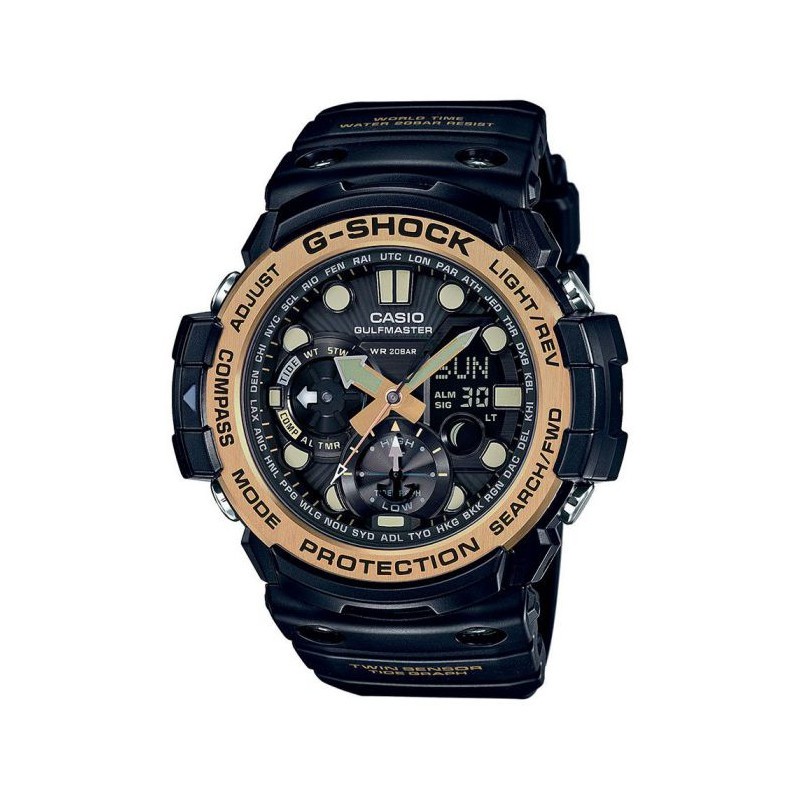 OROLOGIO GULFMASTER NERO ORO UOMO CASIO G-SHOCK