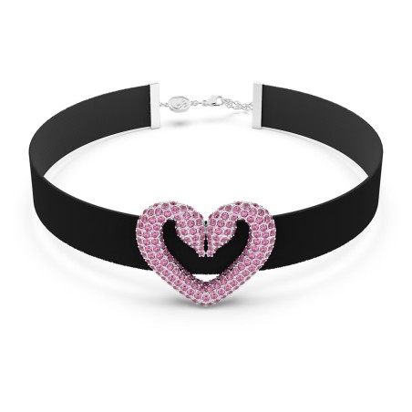 COLLANA UNA CUORE ROSA DONNA SWAROVSKI  5631172 SWAROVSKI