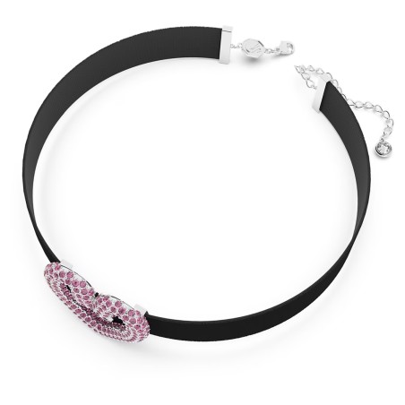 COLLANA UNA CUORE ROSA DONNA SWAROVSKI 