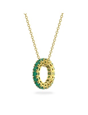 COLLANA PENDENTE EXALTA VERDE DONNA SWAROVSKI  5644038 SWAROVSKI