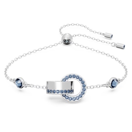 BRACCIALE HOLLOW ANELLO CONCATENATO BLU SWAROVSKI 5663493 SWAROVSKI