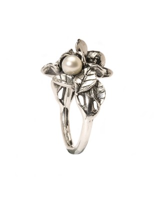 ANELLO BIANCOSPINO CON PERLA M20 DONNA TROLLBEADS 