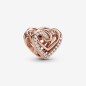 CHARM CUORI INTRECCIATI CON PIETRE DONNA PANDORA 