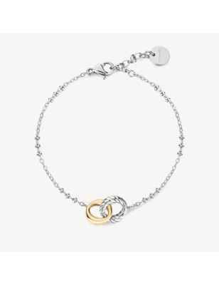 BRACCIALE AMY ANELLI BICOLORE DONNA BROSWAY  BAY11 BROSWAY