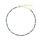 BRACCIALE DORATO ZIRCONI BLU E BIANCHI  AMEN TENNIS MANIA