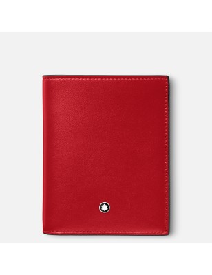 PORTAFOGLIO 6 SCOMPARTI ROSSO DONNA MONTBLANC MEISTERSTUCK