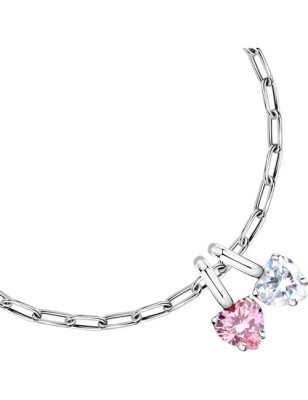 BRACCIALE DROPS CON DUE ZIRCONI PENDENTI A CUORE MORELLATO SCZ1347 MORELLATO