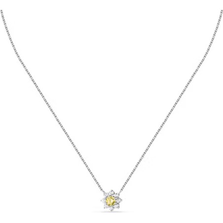 COLLANA TESORI FIORE GIALLO E BIANCO DONNA MORELLATO  SAIW185 MORELLATO