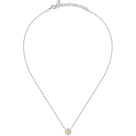 COLLANA TESORI FIORE GIALLO E BIANCO DONNA MORELLATO 