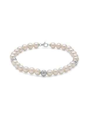 BRACCIALE PERLE BOULE E FANTASIA DONNA MILUNA  PBR2305BV MILUNA