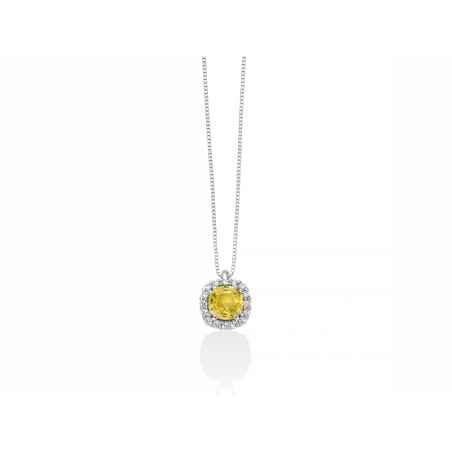 COLLANA ZAFFIRO GIALLO PREMIUM GEMME DONNA MILUNA CLD4458 MILUNA