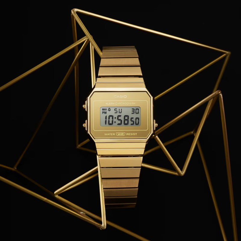 OROLOGIO ICONIC ORO UOMO-DONNA CASIO VINTAGE