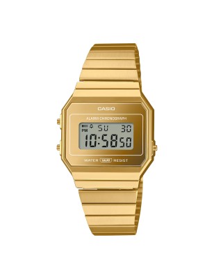 OROLOGIO ICONIC ORO UOMO-DONNA CASIO VINTAGE A700WEVG-9AEF CASIO