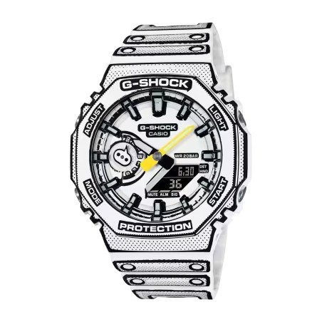 OROLOGIO MANGA BIANCO UOMO CASIO G-SHOCK GA-2100MNG-7AER CASIO