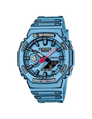 OROLOGIO MANGA AZZURRO UOMO CASIO G-SHOCK GA-2100MNG-2AER CASIO