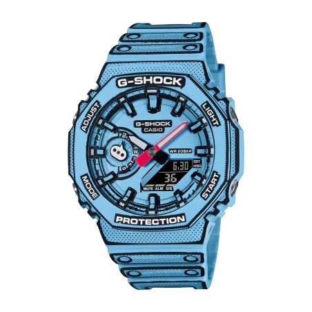 OROLOGIO MANGA AZZURRO UOMO CASIO G-SHOCK GA-2100MNG-2AER CASIO